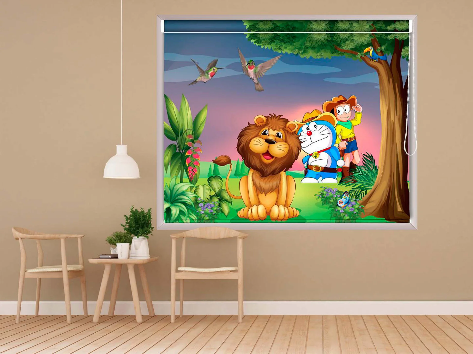 Child room window blind